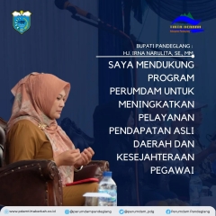 Bupati Irna Narulita, SE., MM, Apresiasi Pelayanan dan Program Tirta Berkah